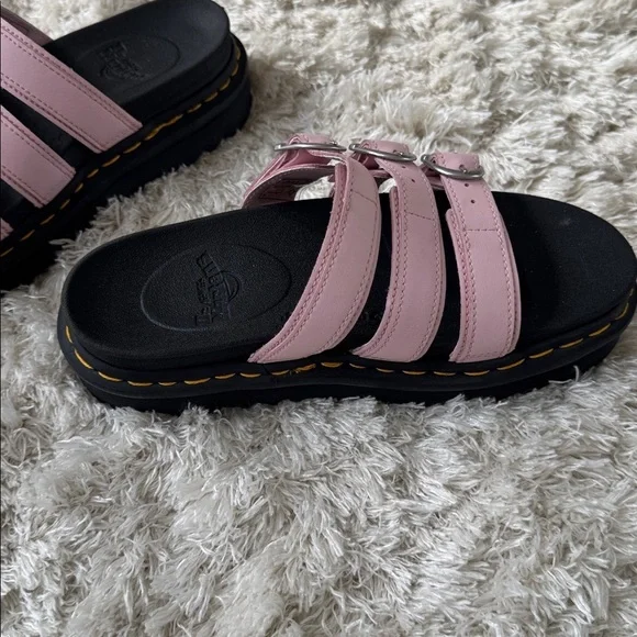 Doc Martens Pink Triple Strap Sandals size 6 -New - Picture 5 of 9